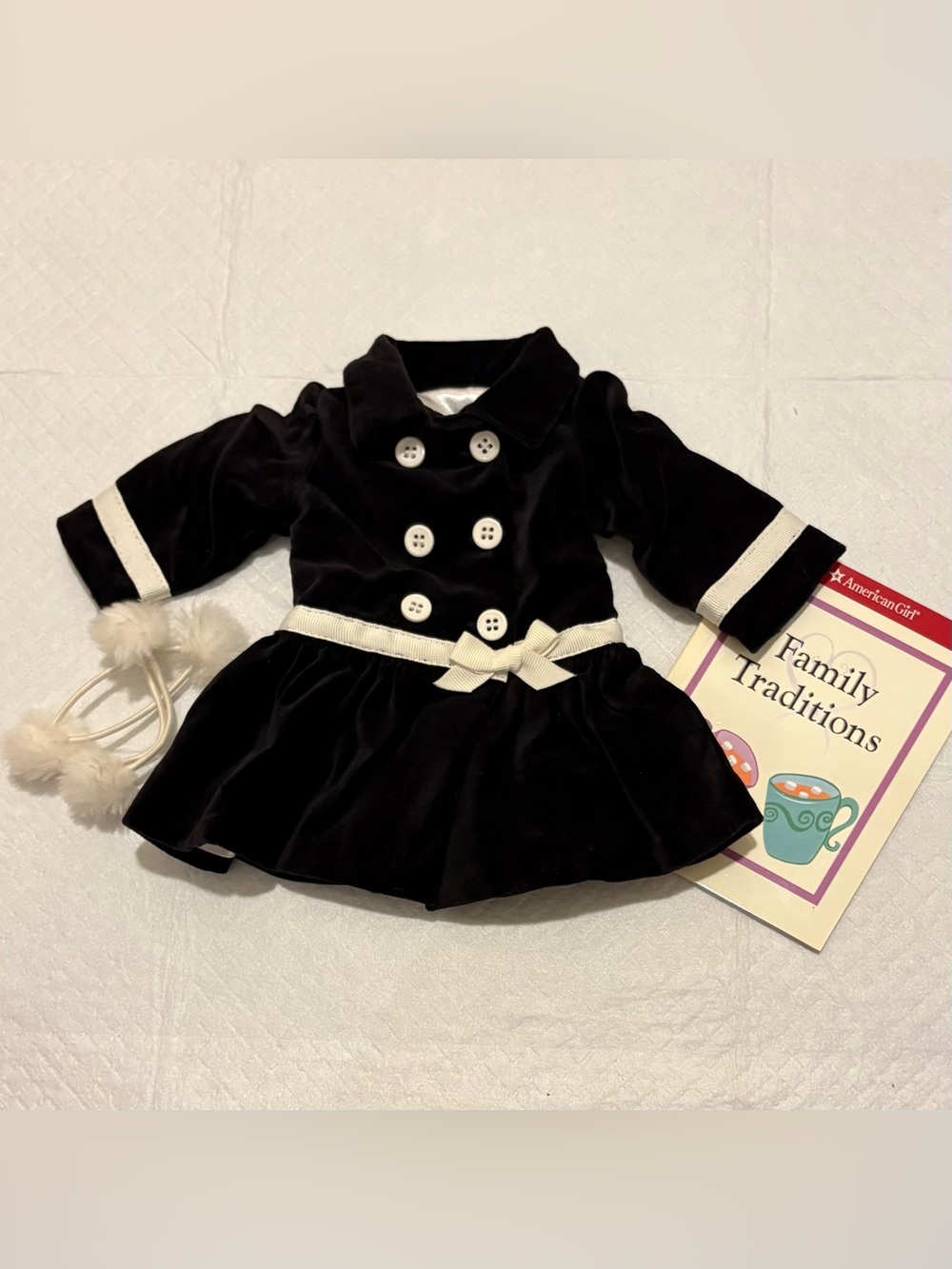 American Girl Doll Velveteen Coat Set